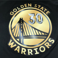 Men's Golden State Warriors Stephen Curry Fanatics Branded Black Swingman Jersey1