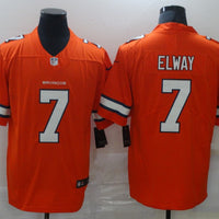 Men's Denver Broncos John Elway #7 Orange Game Player Jersey1