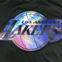 Men's Los Angeles Lakers LeBron James #23 Black Player Jersey1