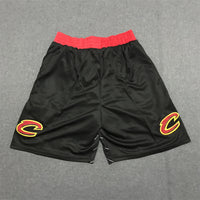 Men's Cleveland Cavaliers Black Basketball Shorts1