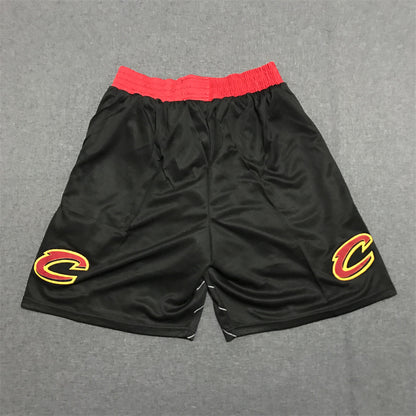 Men's Cleveland Cavaliers Black Basketball Shorts1