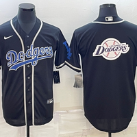 Men's Los Angeles Dodgers Black Authentic Baseball Jersey1
