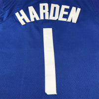 Men's LA Clippers James Harden #1 Royal Swingman Jersey1 - Icon Edition