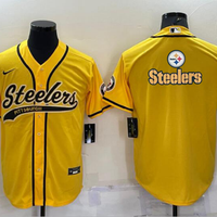 Men's Pittsburgh Steelers Yellow Fashion Jersey1