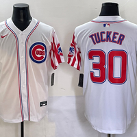 Men's Chicago Cubs Kyle Tucker #30 White Limited Player Jersey