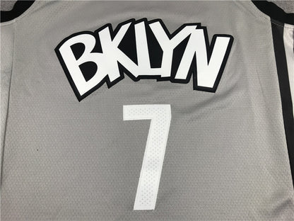 Men's Brooklyn Nets Kevin Durant Gray 2019 Fast Break Player Movement Jersey1