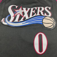 Tyrese Maxey Philadelphia 76ers Black Classic Edition Jersey - 3