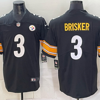 Men's Pittsburgh Steelers Jaquan Brisker #3 Black Team Game Jersey