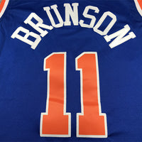 Jalen Brunson New York Knicks Blue Icon Edition Jersey - 4