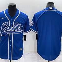 Men's Indianapolis Colts Royal Blank Jersey1