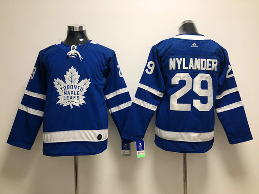 Men's Toronto Maple Leafs William Nylander #29 Blue Player Game Jersey1