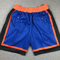 Men's New York Knicks Blue City Edition Pocket Shorts1