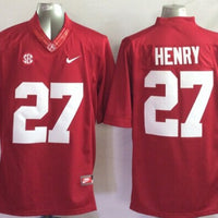Men's Alabama Crimson Tide Derrick Henry  #27 Crimson Player Game Jersey