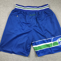 Seattle Seahawks Royal Pocket Shorts - 2