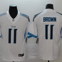 Men's Tennessee Titans A.J. Brown #11 White Game Jersey1