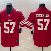 Men's San Francisco 49ers Dre Greenlaw #57 Scarlet Game Player Jersey1