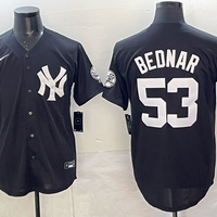 Men's New York Yankees David Bednar #53 Black Replica Player Jersey