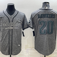 Men's Philadelphia Eagles Brian Dawkins #20 Gray Player Jersey1 Joint Edition