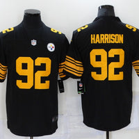 Men's Pittsburgh Steelers James Harrison #92 Black Alternate Legend Jersey1