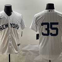 Men's New York Yankees Cody Bellinger #35 White Replica Player Jersey1