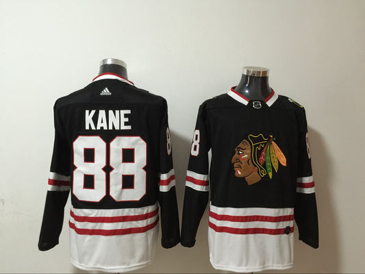 Men's Chicago Blackhawks Patrick Kane #88 Black Breakaway Player Jersey1