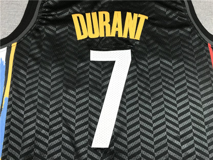 Men's Brooklyn Nets Kevin Durant Black 2020/21 Swingman Jersey1 - City Edition