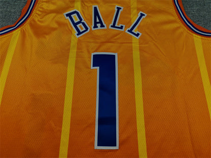 Men's Charlotte Hornets LaMelo Ball #1 Orange 2025/26 Swingman Jersey - City Edition