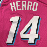 Men's Miami Heat Tyler Herro #14 Pink 2020/21 Swingman Jersey1