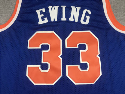Men's New York Knicks Patrick Ewing 1991-92 Hardwood Classics Player Jersey1