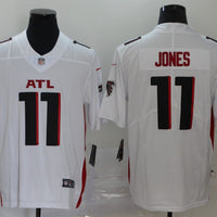 Men's Atlanta Falcons Julio Jones #11 White Game Player Jersey1
