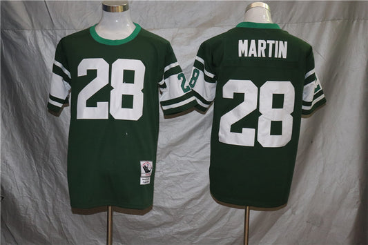 Men's New York Jets Curtis Martin Mitchell & Ness Green Legacy Replica Jersey1