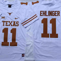 Men's Texas Longhorns Sam Ehlinger #11 White Replica Team Jersey