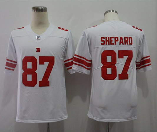 Men's New York Giants Sterling Shepard #87 White Game Player Jersey1