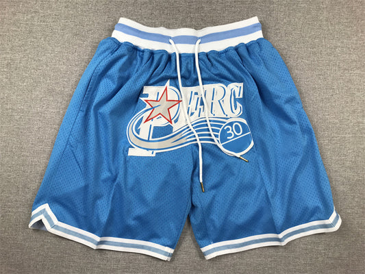 Men's Perc O'Cet #30 Movie Blue Basketball Shorts