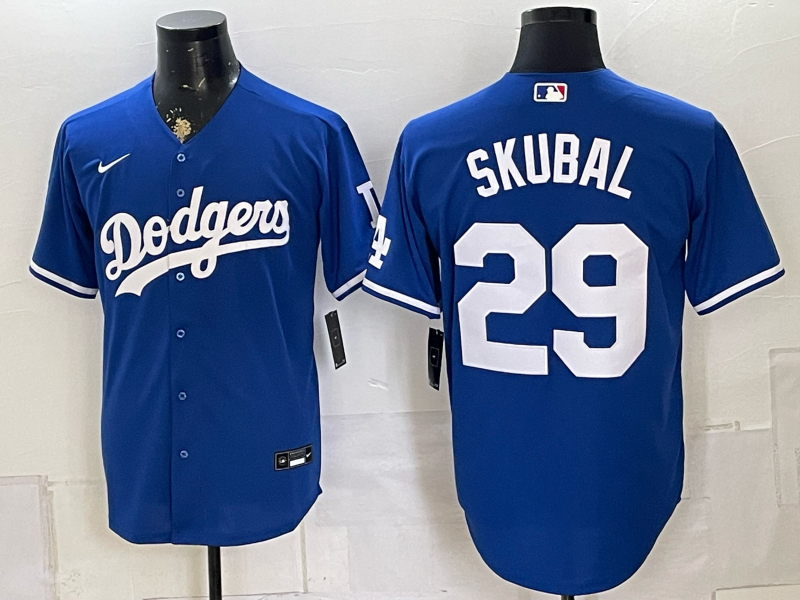 Men's Los Angeles Dodgers Tarik Skubal #29 Royal Replica Player Jersey