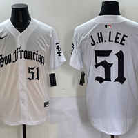 Men's San Francisco Giants Jung Hoo Lee #51 White Replica Player Jersey