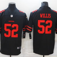 Men's San Francisco 49ers Patrick Willis #52 Black Game Jersey1