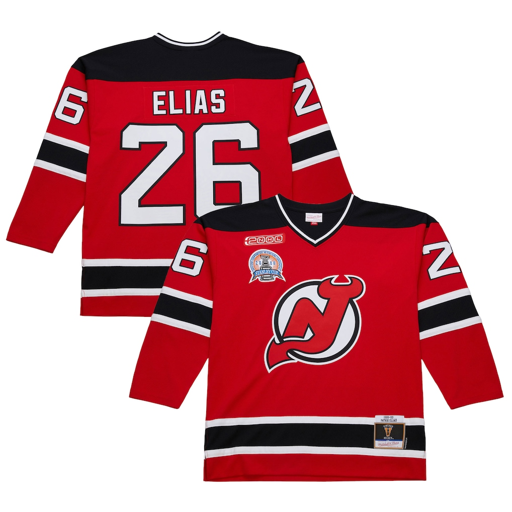 Patrik Elias #26 New Jersey Devils Red 1999-00 Power Play Jersey - JerseysFreak
