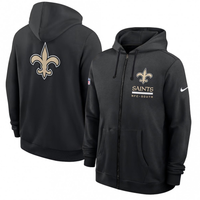 Men's New Orleans Saints Utility Player Sideline NFL Full-Zip Hoodie