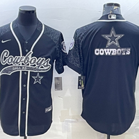 Men's Dallas Cowboys Black RFLCTV Limited Jersey1