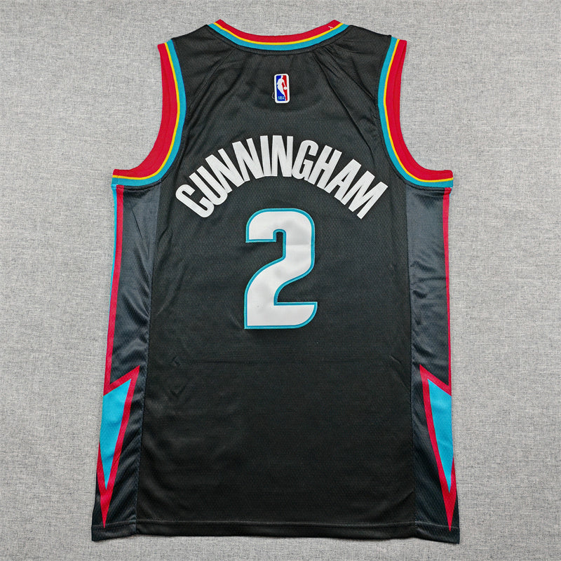 Cade Cunningham #2 Detroit Pistons Charcoal 2025-26 Swingman Jersey City Edition - JerseysFreak - 2