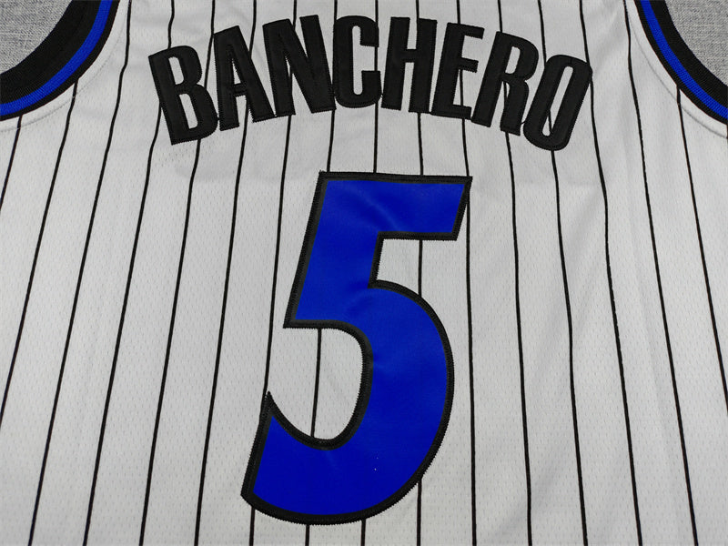 Men's Orlando Magic Paolo Banchero #5 White Swingman Player Jersey - Association Edition