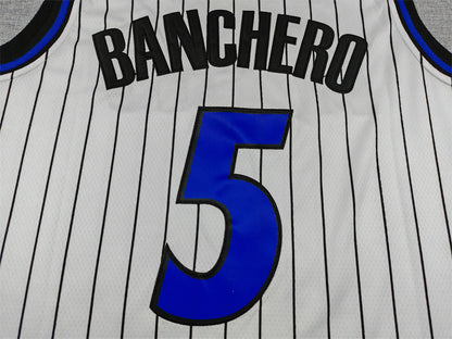 Men's Orlando Magic Paolo Banchero #5 White Swingman Player Jersey - Association Edition