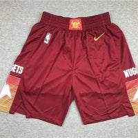 Men's Denver Nuggets Red City Edition Basketball Shorts1