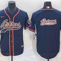 Men's Houston Astros Navy Replica Team Jersey1 Joint Edition