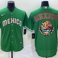 Men's 2023 World Baseball Classic Mexico Green Replica Baseball Jersey1