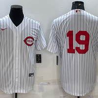 Men's Cincinnati Reds Joey Votto #19 White 2022 MLB at Field of Dreams Game Authentic Player Jersey1