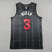 Men's Toronto Raptors Brandon Ingram #3 Black 2025/26 Swingman Jersey - City Edition