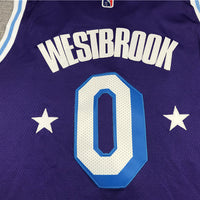 Men's Los Angeles Lakers Russell Westbrook Purple 2021/22 Swingman Jersey1