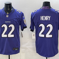 Derrick Henry #22 Baltimore Ravens Purple Vapor F.U.S.E. Limited Jersey - JerseysFreak